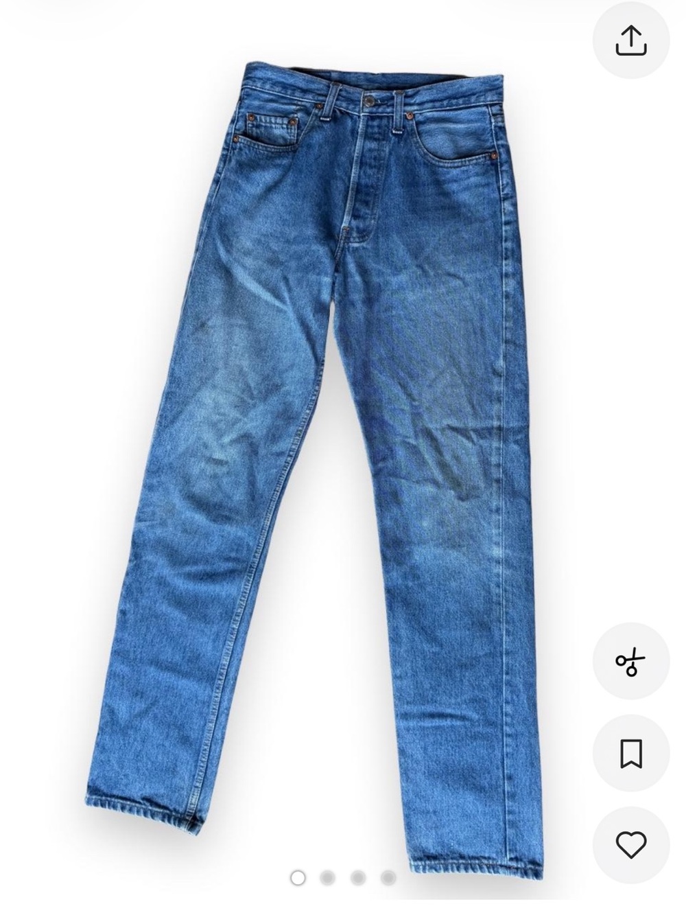 Levi's Men's Straight-Leg Blue Denim Jeans